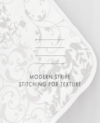 Scrolled Patchwork Reversible 3-Pc. Lightweight Quilt Set, Full/Queen