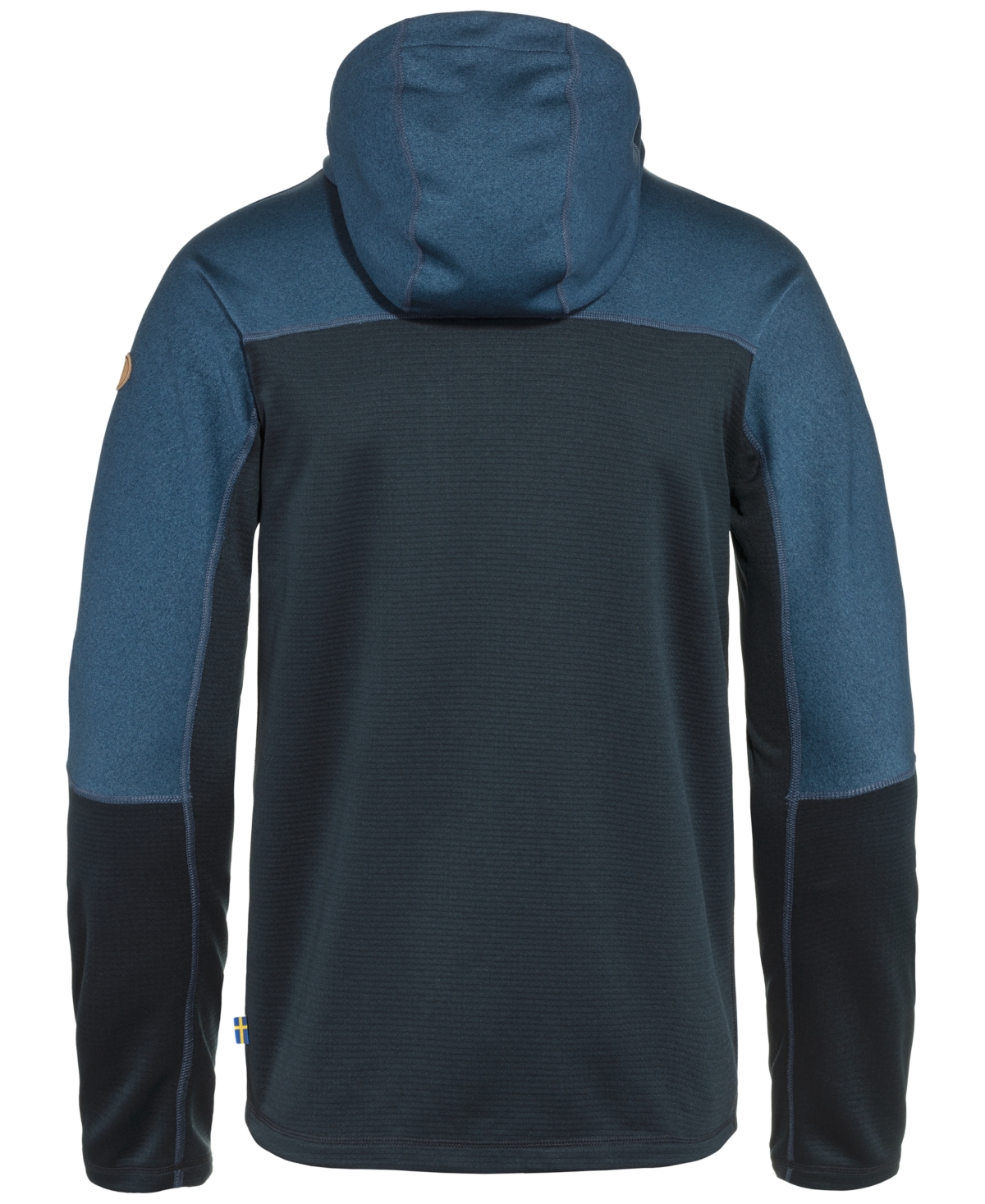 Fjall Raven Men's Abisko Zip-front Fleece Hooded Sweater In Indigo Blue - Dark Navy