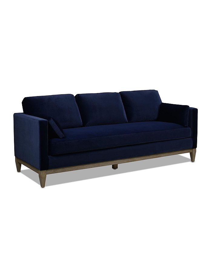 Macys velvet hot sale couch