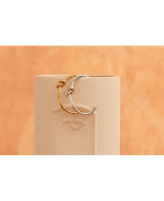  Philo Knot Bangle  in 18K Gold-Plated Brass