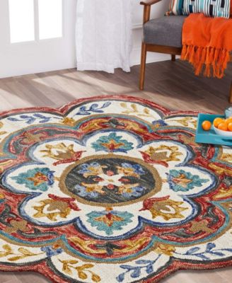 Sweet SINUO-108 6' x 6' Round Area Rug