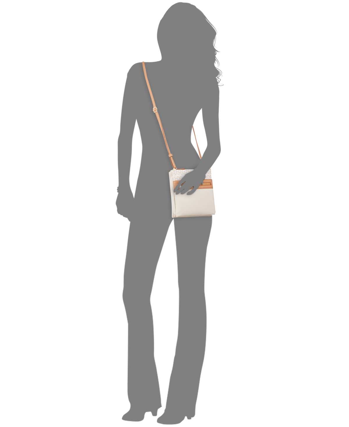 Giani Bernini Dasher Signature Monogram Colorblock Mini Crossbody, Created for Macy's