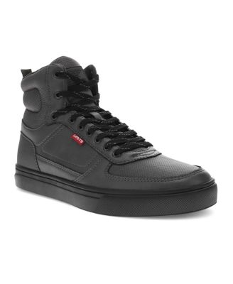 Levi's black leather shoes online