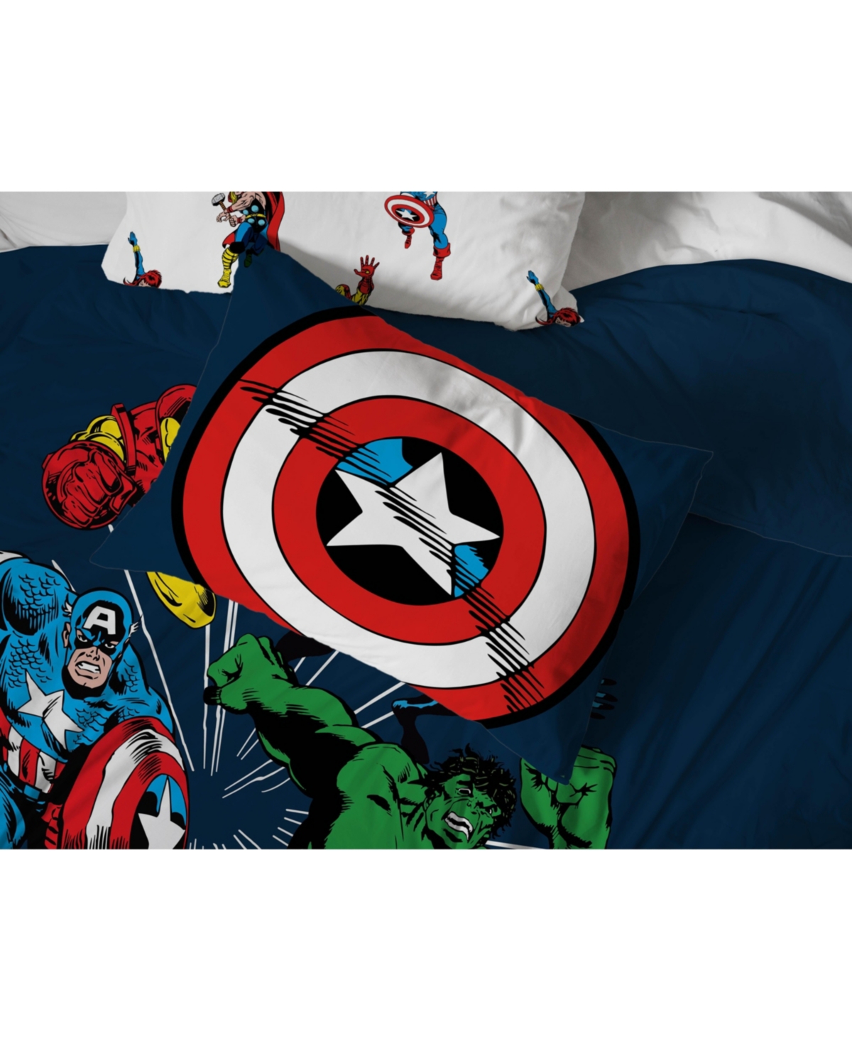 Saturday Park Marvel Invincible 100% Organic Cotton Duvet Cover & Sham Set