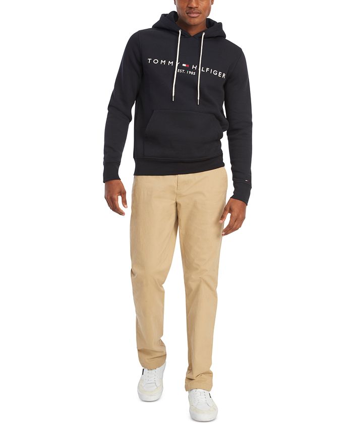 Tommy Hilfiger Men's Embroidered Logo Hoodie - Macy's