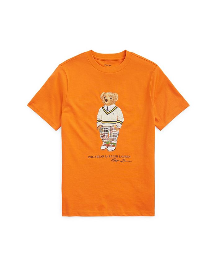 Polo Ralph Lauren Big Boys Polo Bear Cotton Jersey Tshirt Macy's