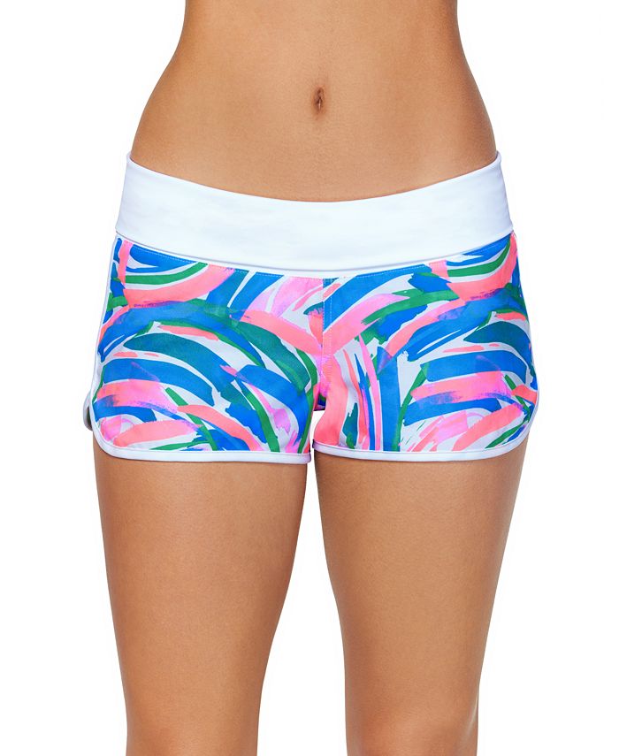 Raisins Juniors' Aloha Printed Swim Shorts Macy's