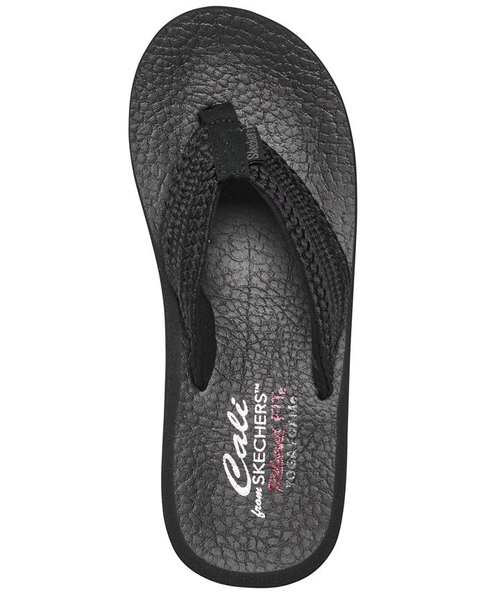 Skechers Women's Cali Asana - Hidden Valley Flip Flop Thong Sandals ...