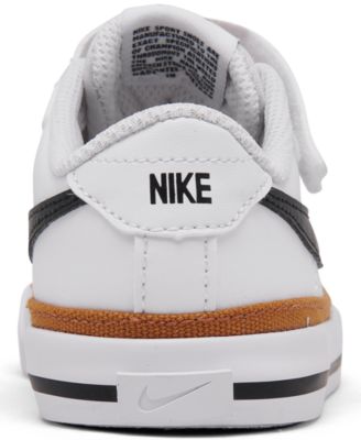 Toddler Kids Court Legacy Adjustable Strap Closure Casual Sneakers from Finish Line