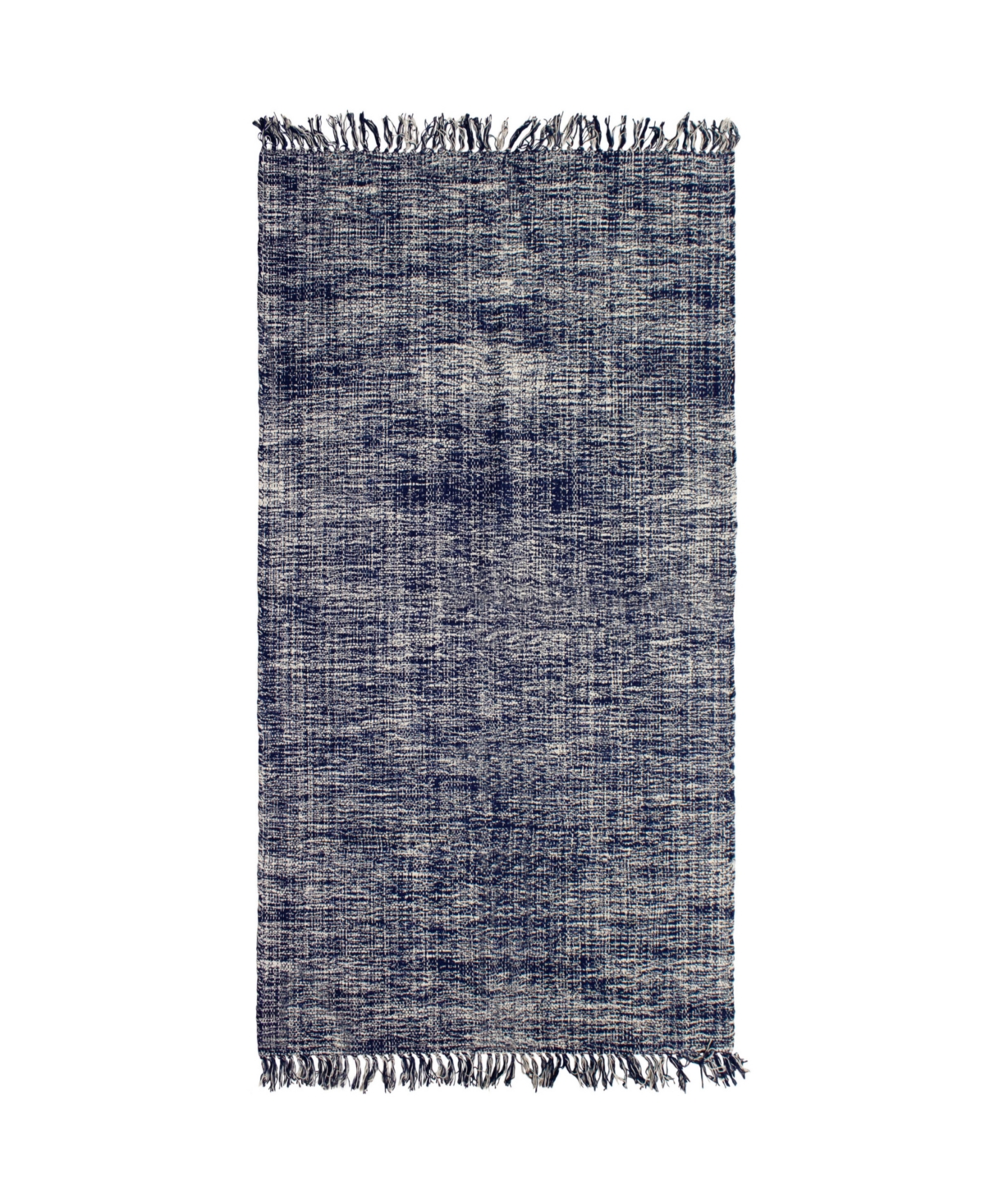 French Connection Yoshi 4' X 6' Casual Accent Rug In Navy