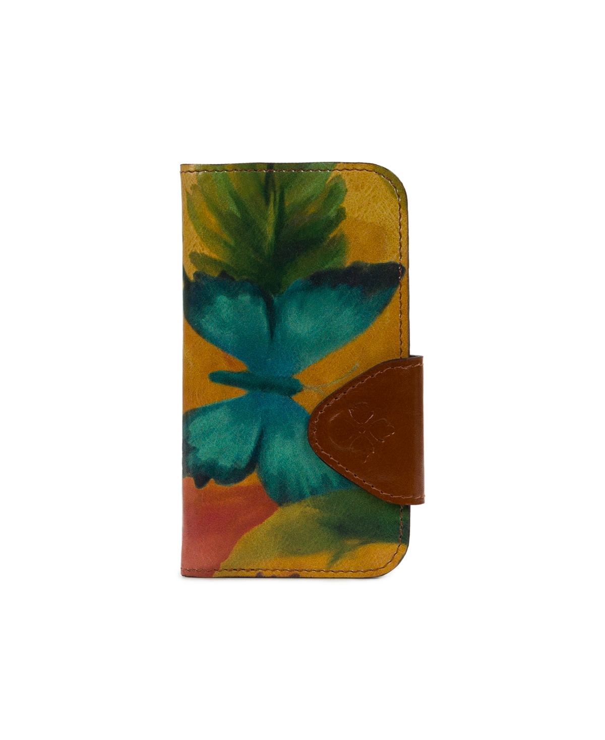 Patricia Nash Michele Leather Wallet Iphone 13 Case In Watercolor Butterfly