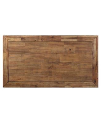 Steve Silver Lantana 48" Wood Finish Cocktail Table with Casters