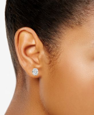 Certified Lab Grown Diamond Oval Stud Earrings (4 ct. t.w.) in 14k Gold