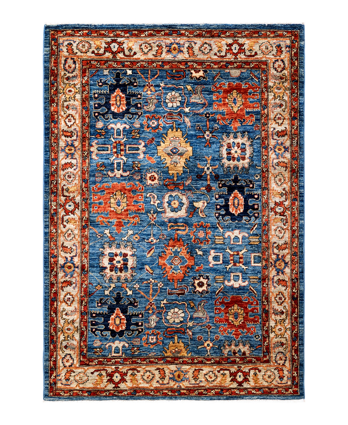 Adorn Hand Woven Rugs Serapi M1982 3'4in x 4'8in Area Rug - Orange