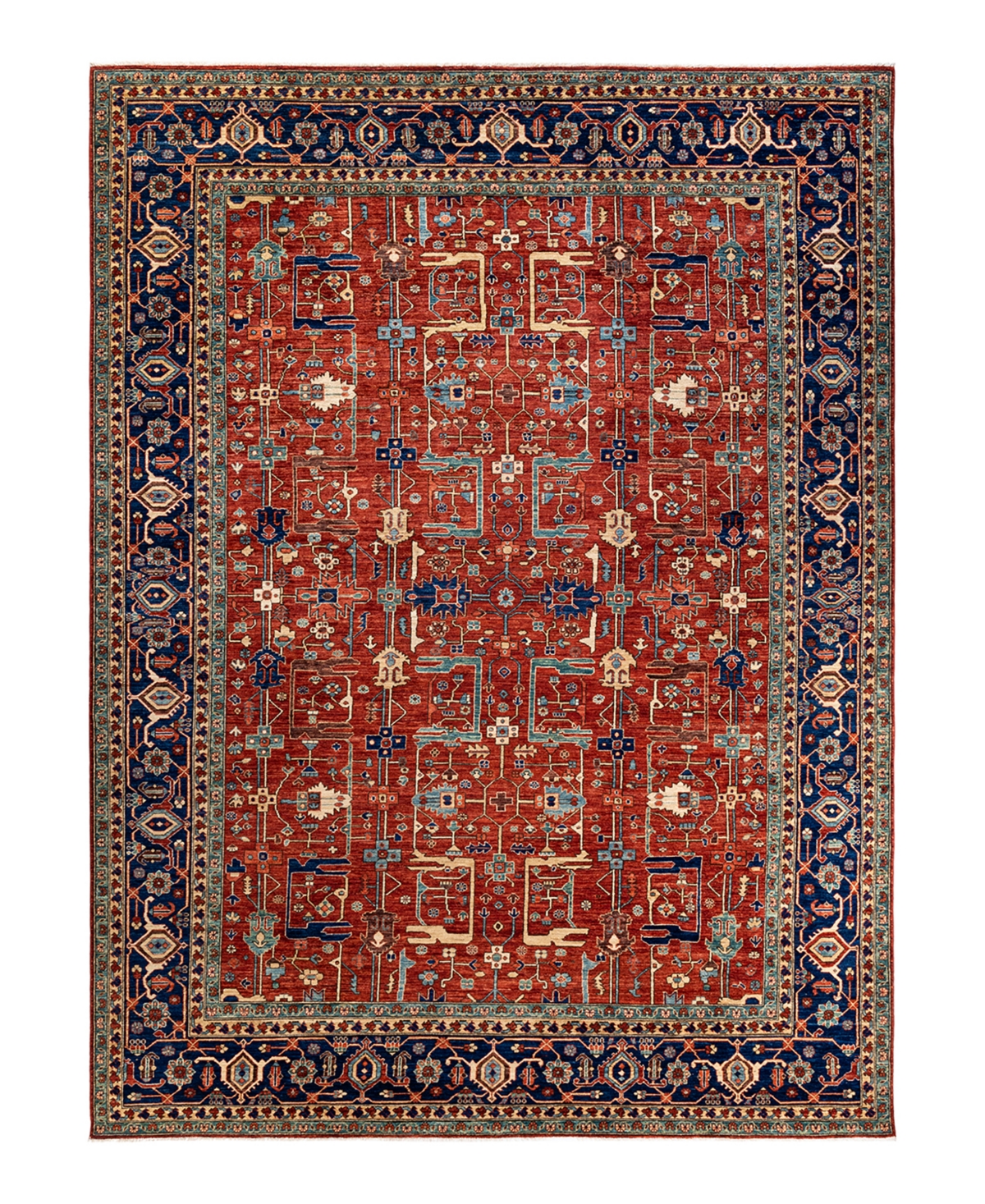 Adorn Hand Woven Rugs Tribal M1982 2'2" X 3' Area Rug In Brown