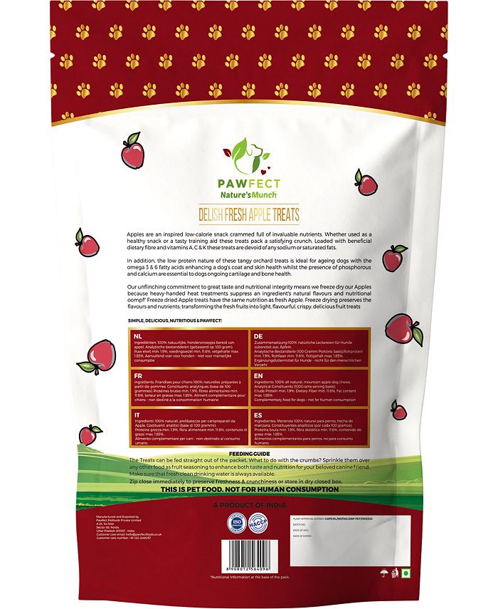 Pawfect Foods Pawfect Nature's Munch Freeze Dried Delish Fresh Apple ...