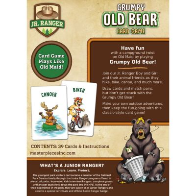 MasterPieces - Jr Ranger - Grumpy Old Bear Card Game for Kids