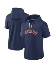 Men's Profile Navy Houston Astros Big & Tall Contrast Short Sleeve Pullover Hoodie