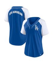 Lids Los Angeles Dodgers Big & Tall Colorblock Full-Snap Jersey -  White/Royal