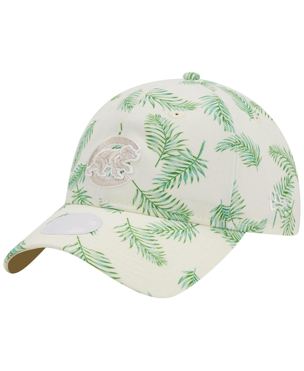 New Era Women's  White Chicago Cubs Palms 9twenty Adjustable Hat