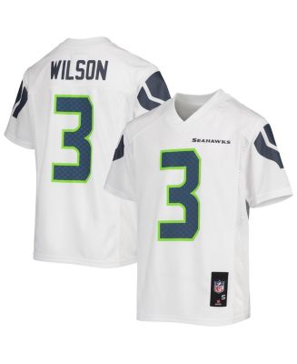 Outerstuff Big Boys and Girls Russell Wilson White Seattle