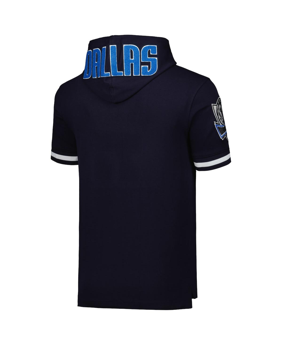 Shop Pro Standard Men's  Luka Doncic Navy Dallas Mavericks Name And Number Short Sleeve Pullover Hoodie