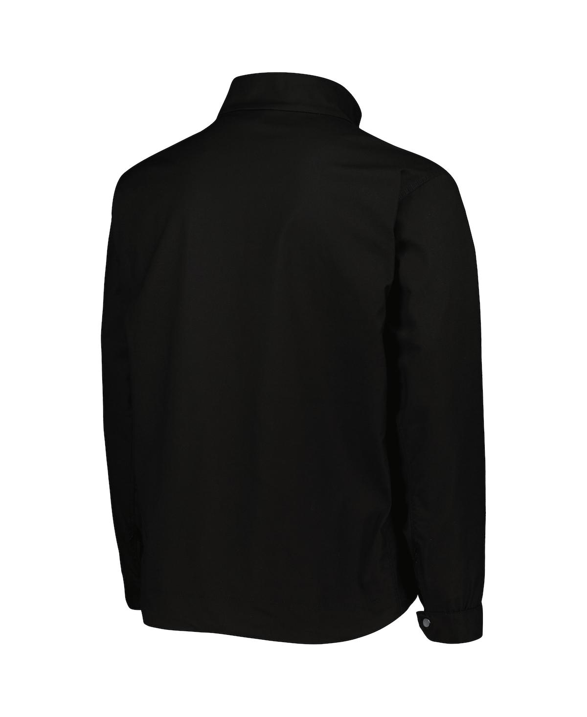 DUNBROOKE MEN'S DUNBROOKE BLACK CHICAGO WHITE SOX JOURNEY TRI-BLEND FULL-ZIP JACKET 