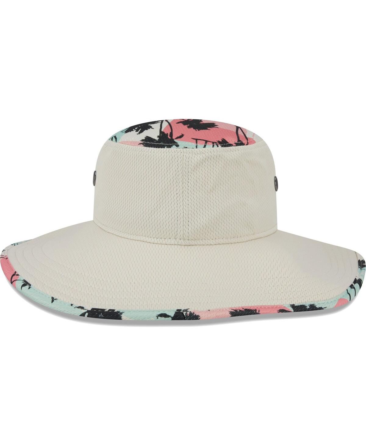 Shop New Era Men's  Natural Chicago White Sox Retro Beachin' Bucket Hat