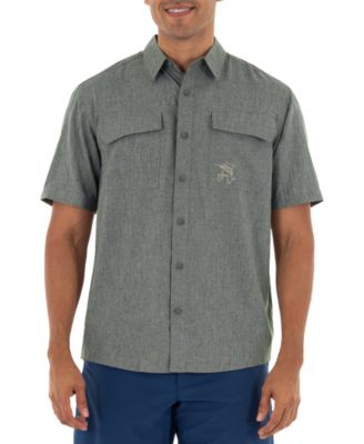 Guy Harvey - Men's Short Sleeve Heathered Fishing Shirt