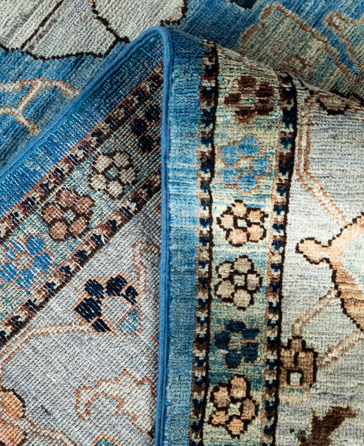 Adorn Hand Woven Rugs Serapi M1982 2'7"x9'4" Runner Area Rug In Multi