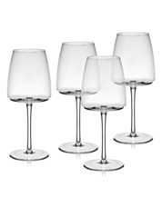 Mikasa Amelia White Wine Glasses Set of 4, 9.5 oz - Clear