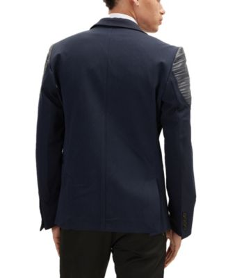 Men's Modern Shoulder Detail Sports Coat