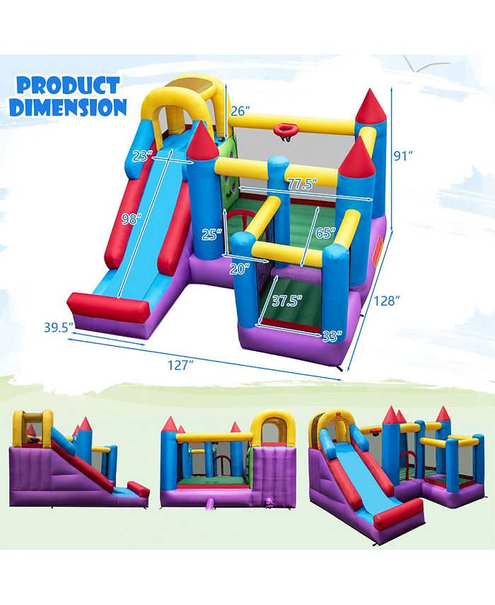 Costway Mighty Inflatable Bounce House Castle Jumper Moonwalk Bouncer