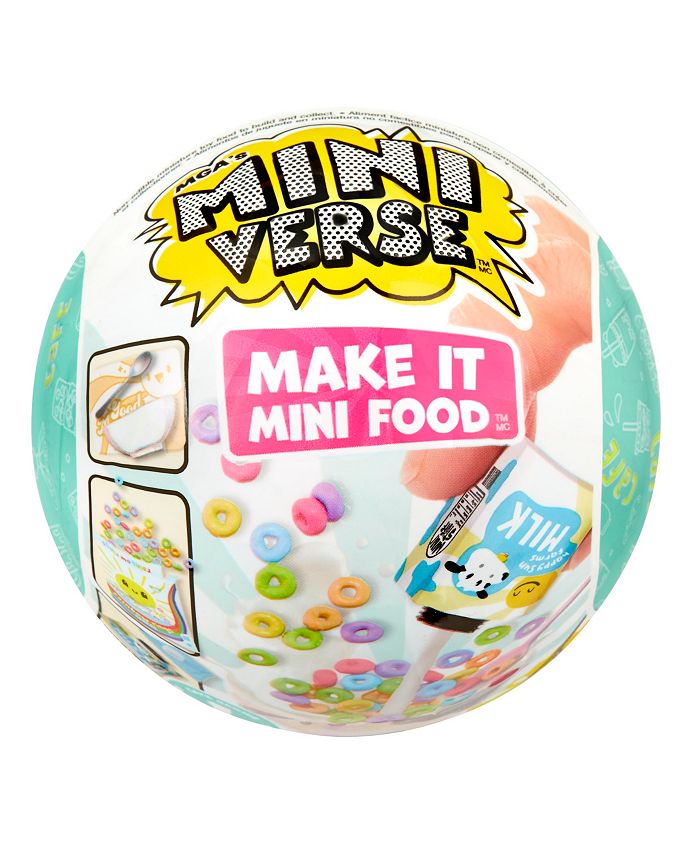 Make It Mini Food Holiday Series 1 Mini Collectibles, MGA's Miniverse,  Seasonal Stocking Stuffer, Blind Packaging, DIY, Resin, Replica Food, Not