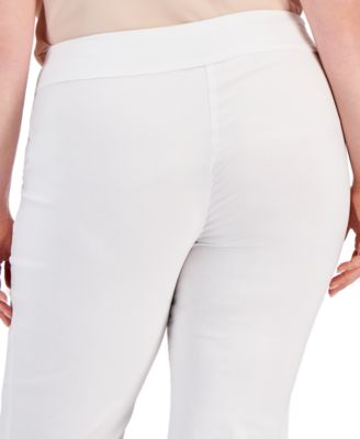 Plus Size Mid-Rise Pull-On Capri Pants, Created for Macy's