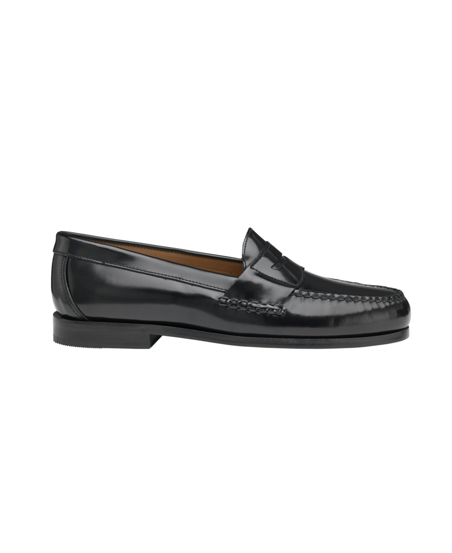 Мужские туфли Johnston & Murphy Hayes Penny Slip-On, цвет: Чёрный — фото 2