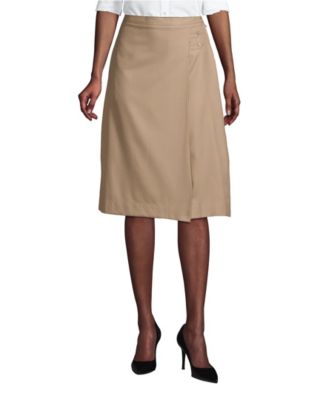 Women's School Uniform Solid A-line Skirt Below the Knee