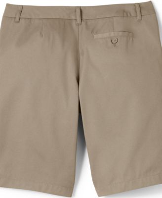 Women's Plain Front Blend Chino Shorts