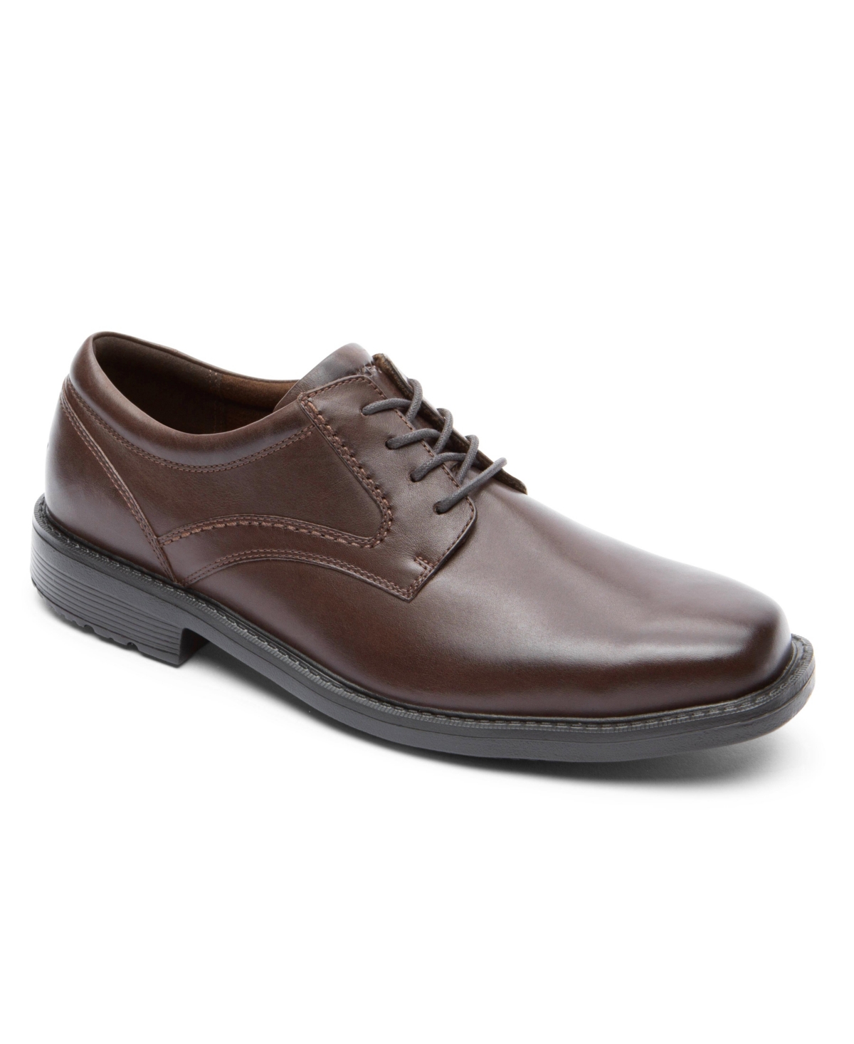 Rockport Men's Sl2 Plain Toe Lace Up Shoes In Dark Brown