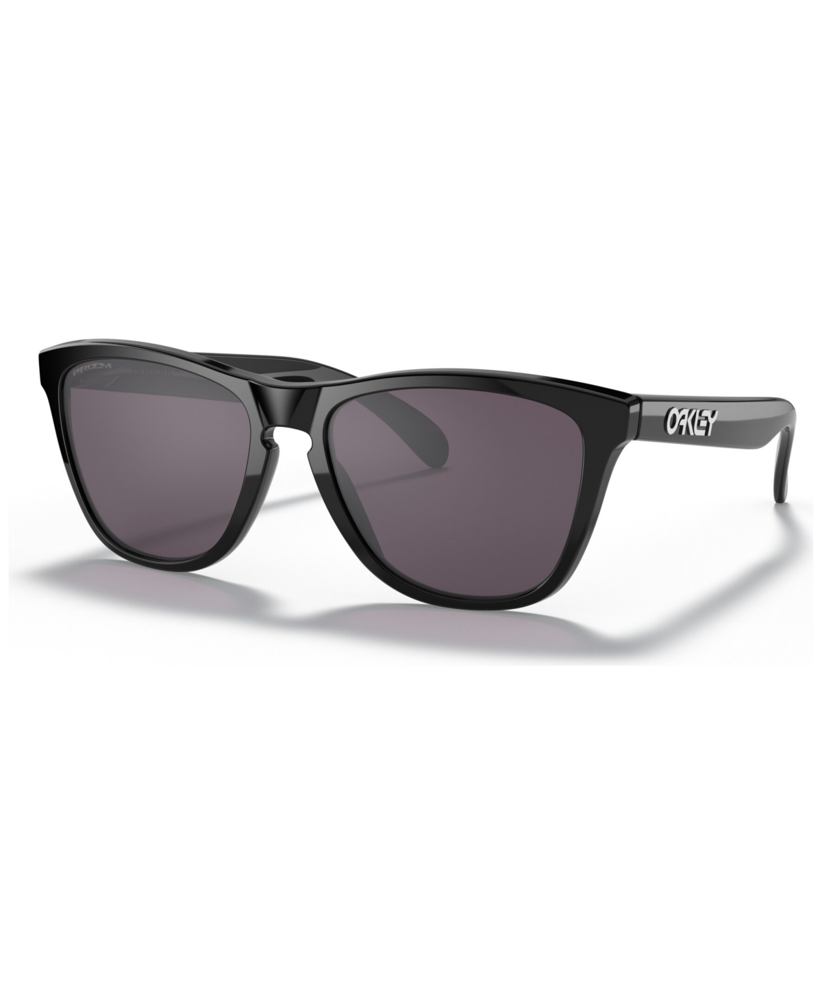 Shop Oakley Men's Low Bridge Fit Sunglasses, Oo9245 Frogskins 54 In Black