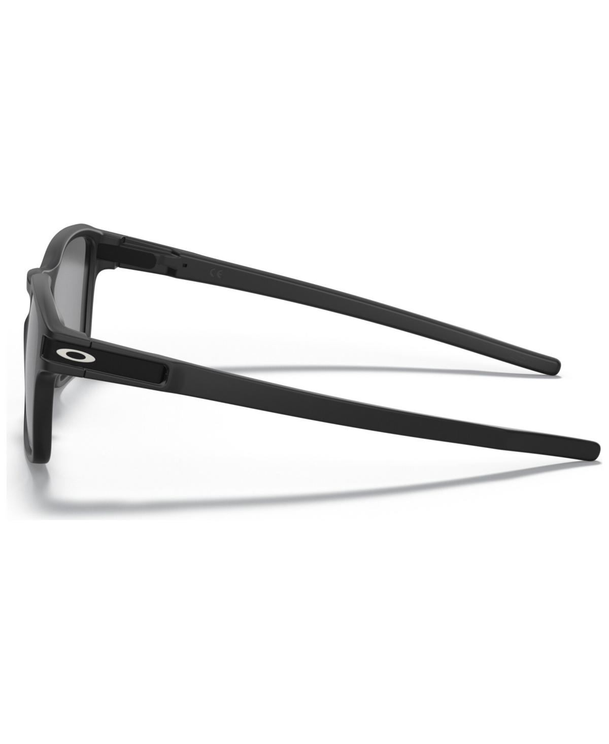 Shop Oakley Men's Polarized Low Bridge Fit Sunglasses, Oo9358 Latch Sq 55 In Matte Black