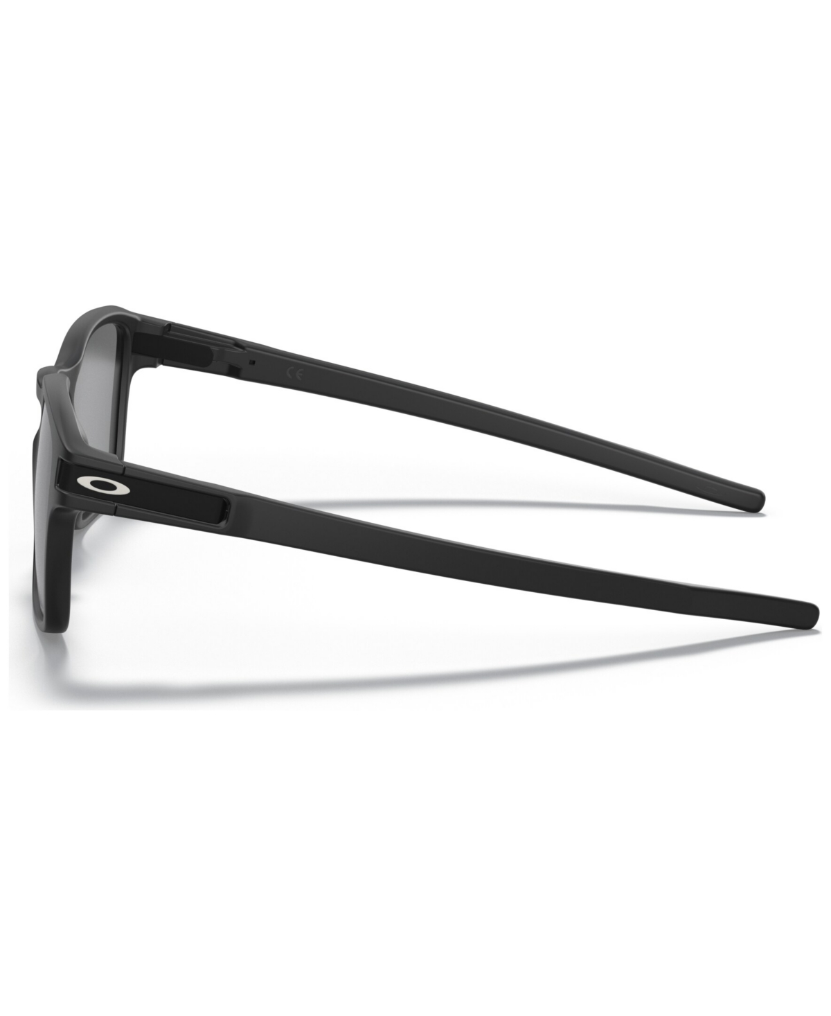 Oakley Men's Polarized Low Bridge Fit Sunglasses, Oo9358 Latch Sq 55 In Matte Black
