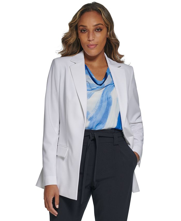 Calvin klein women's white blazer new arrivals