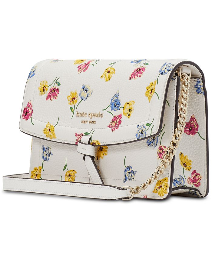 kate spade new york Mini Knott Tulip Toss Leather Flap Crossbody Macy's