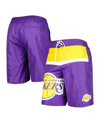 Men s G III Sports by Carl Banks Purple Los Angeles Lakers Sea Wind Swim Trunks Macy s