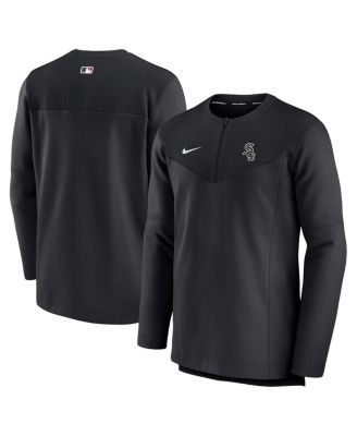 Men's Black Chicago White Sox Authentic Collection Game Time Performance Half-Zip Top