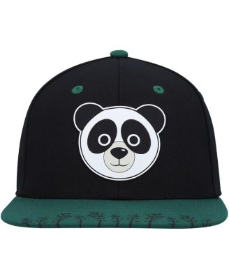 Big Boys Black Explore Panda Snapback Hat