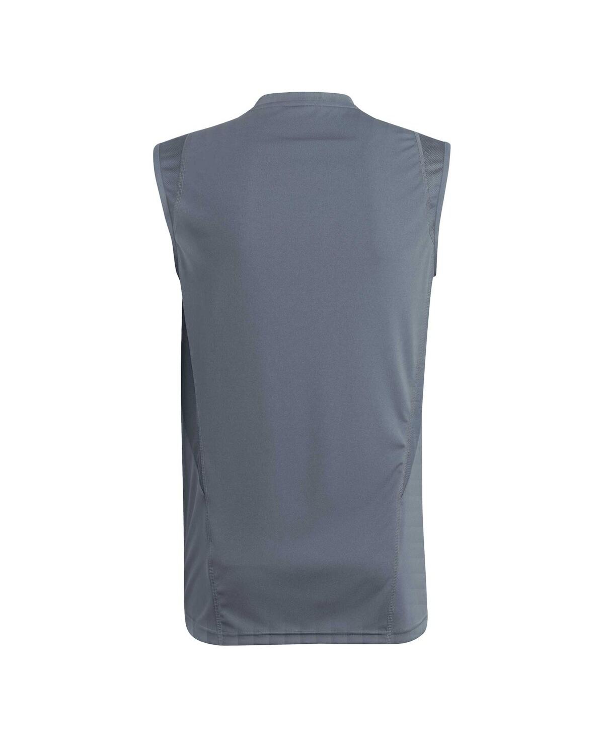 Men's adidasLafc 2023 On-Field Sleeveless Training Jersey - Gray