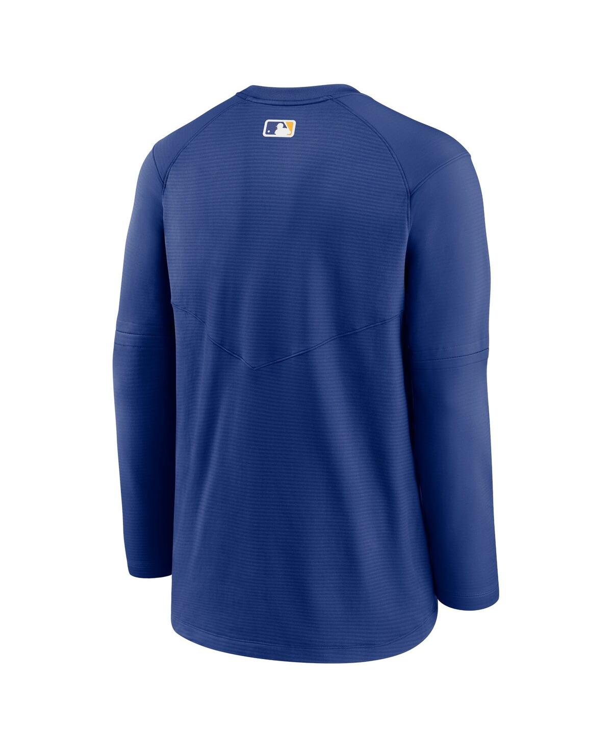 Men's NikeSeattle Mariners Authentic Collection Logo Performance Long Sleeve T-shirt - Royal