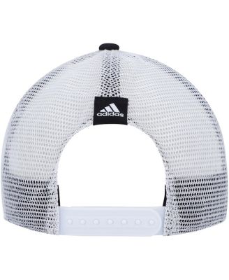 Women's Black, White Pittsburgh Penguins Graphic Foam Trucker Snapback Hat